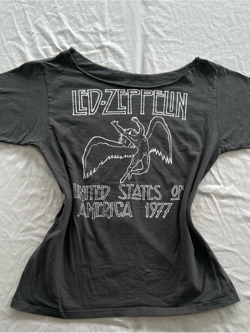 Black Graphic Tee - Women Tops
